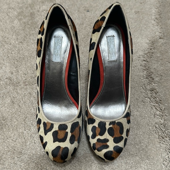 Rachel Roy Animal Print Fur Heel - Picture 1 of 10